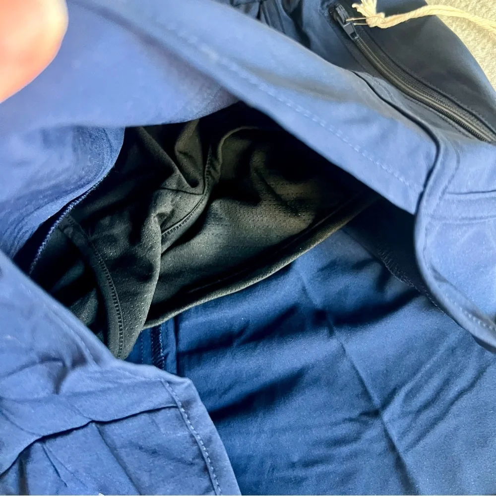 Bamboo Ave Navy Blue Women's Running Shorts - Picture 4 of 5